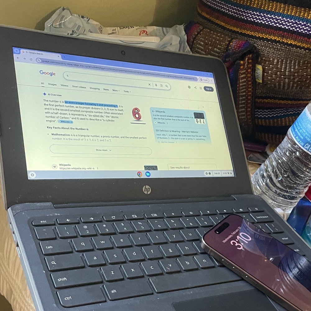 HP Laptop with Dark Gray Finish